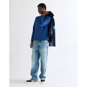 T-shirt LS TEE BLUE DEPTHS