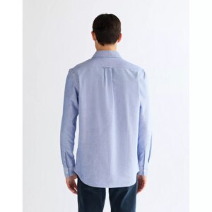 112350481 00 L KOSZULA LS SHIRT OXFORD BLUE