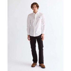 112350485 00 S Koszula LS SHIRT WHITE OXFORD