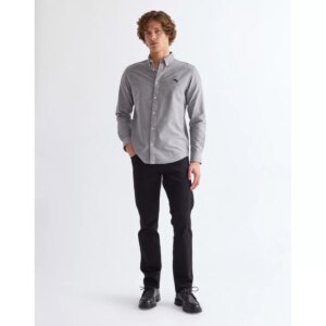 112357230 00 M Koszula  OXFORD SHIRT GREY