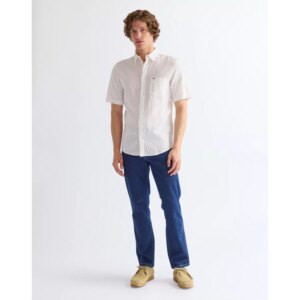 112362728 00 L KOSZULA SS 1 PKT SHIRT WHITE