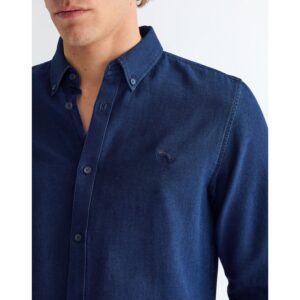 112364234 00 3XL KOSZULA OXFORD SHIRT INDIGO OXFOR