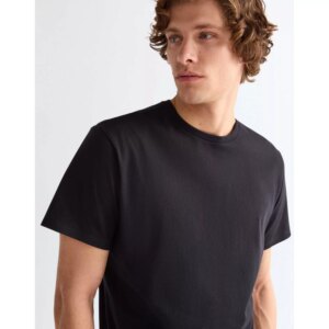 112365120 00 S KOSZULKA SS SOLID TEE BLACK