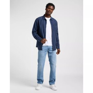 112367189 32 36 DAREN HORIZON BLUE SPODNIE
