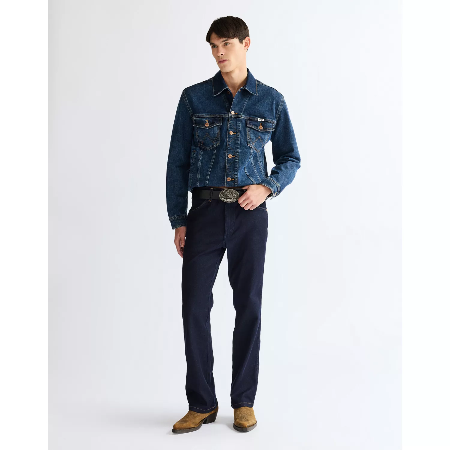 112373029 32 40 SPODNIE WRANCHER MOONLIGHT RINSE