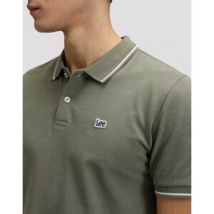 112376463 00 M KOSZULKA PIQUE POLO LICHEN OLIVE