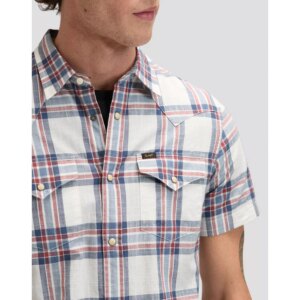 112376545 00 M KOSZULA SS WESTERN SHIRT ACADEMY BL