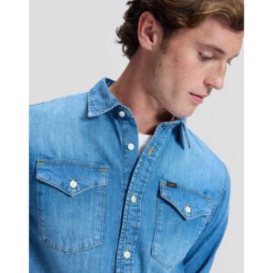 112376581 00 XXL KOSZULA REGULAR SHIRT BLUE DUSK
