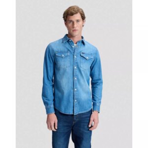 112376581 00 XXL KOSZULA REGULAR SHIRT BLUE DUSK