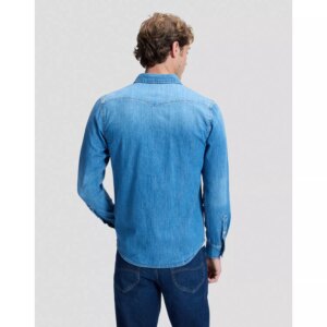 112376581 00 XXL KOSZULA REGULAR SHIRT BLUE DUSK