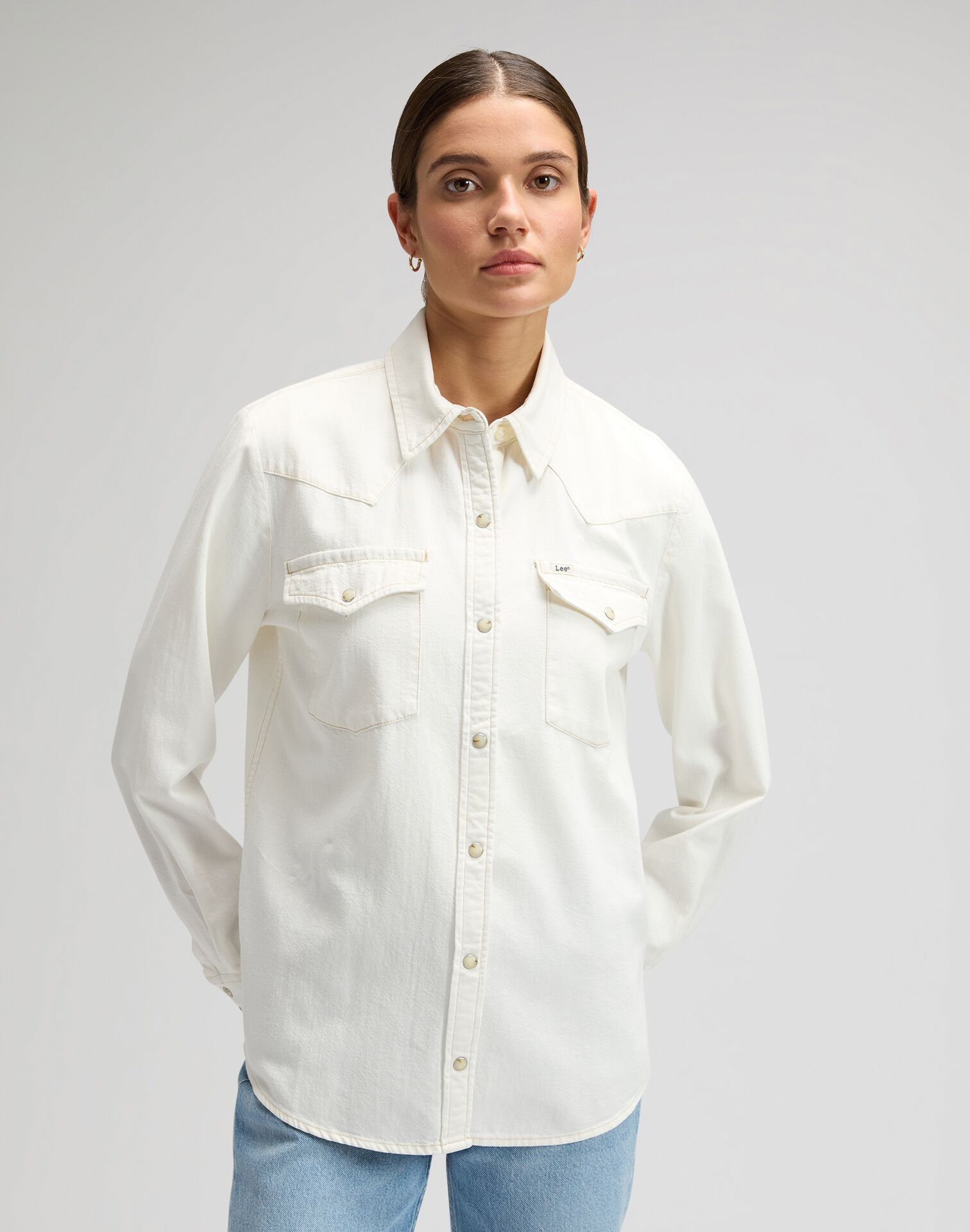 112376970 00 L KOSZULA REGULAR WESTERN SHIRT WINTE