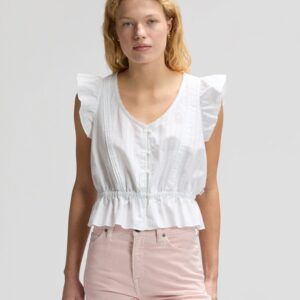 112376975 00 S KOSZULA RUFFLE SLEEVE SHIRT BRIGHT