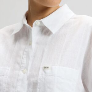 112376977 00 S KOSZULA SS LOOSE UTILITY SHIRT BRIG