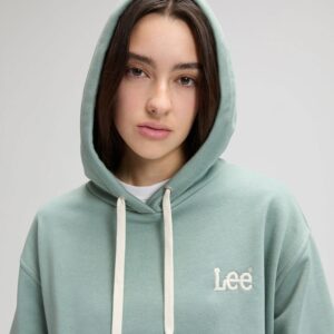 112376980 00 M BLUZA ESSENTIAL HOODIE DESERT SAGE