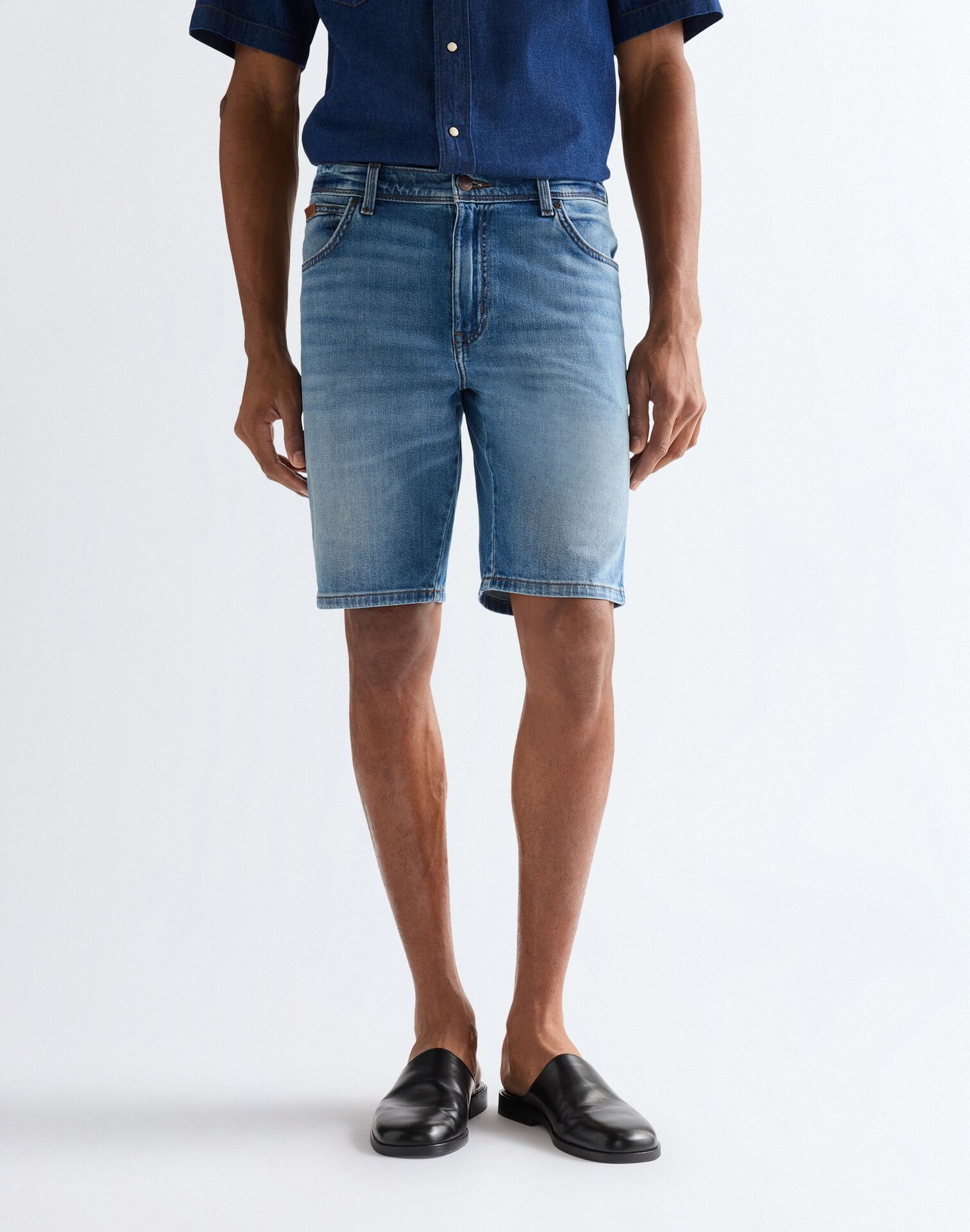 112377790 00 29 Spodnie TEXAS SHORTS HARBOR BLUE