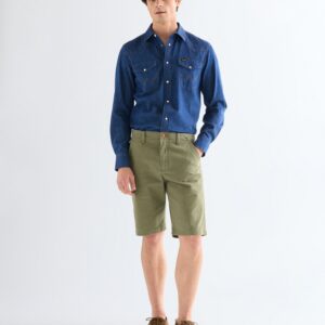 112377831 00 38 SZORTY CHINO SHORTS DUSTY OLIVE