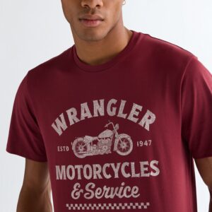 112377953 00 XL KOSZULKA AMERICANA TEE RUBY WINE
