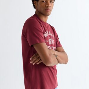 112377953 00 XL KOSZULKA AMERICANA TEE RUBY WINE