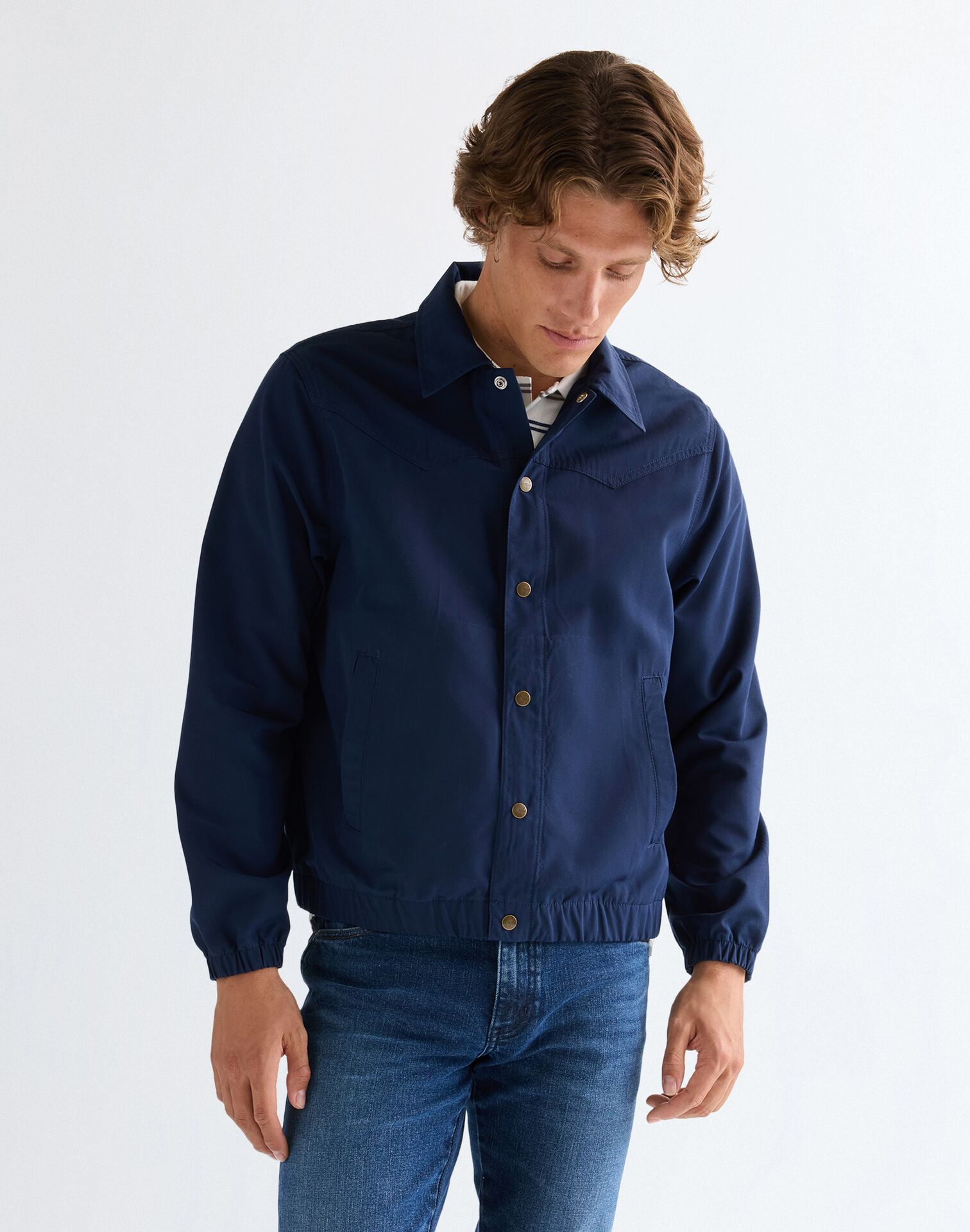 112377971 00 L KURTKA COACHES JACKET NAVY