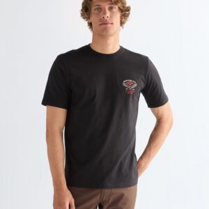 112377982 00 XL KOSZULKA SMALL AMERICANA TEE BLACK