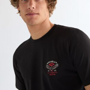 112377982 00 XL KOSZULKA SMALL AMERICANA TEE BLACK