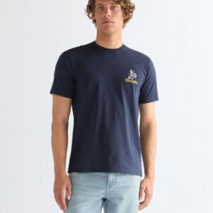 112377986 00 S KOSZULKA EMBROIDERY TEE NAVY