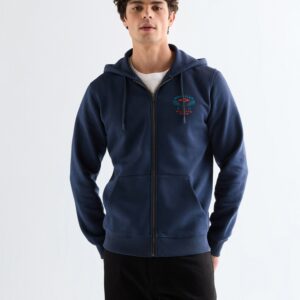 112378029 00 L BLUZA GRAPHIC ZIP HOODIE BLACK