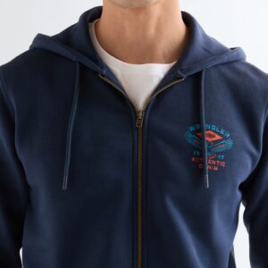 112378029 00 L BLUZA GRAPHIC ZIP HOODIE BLACK