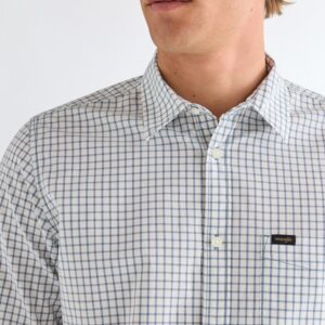 112378032 00 3XL KOSZULA 1 PKT SHIRT DUSTY BLUE