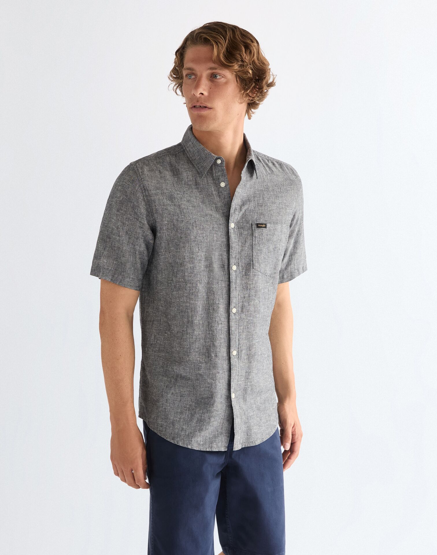 112378044 00 XXL KOSZULA SS 1 PKT SHIRT DARK NAVY