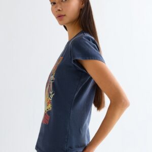 112378065 00 L KOSZULKA SHRUNKEN BAND TEE NAVY