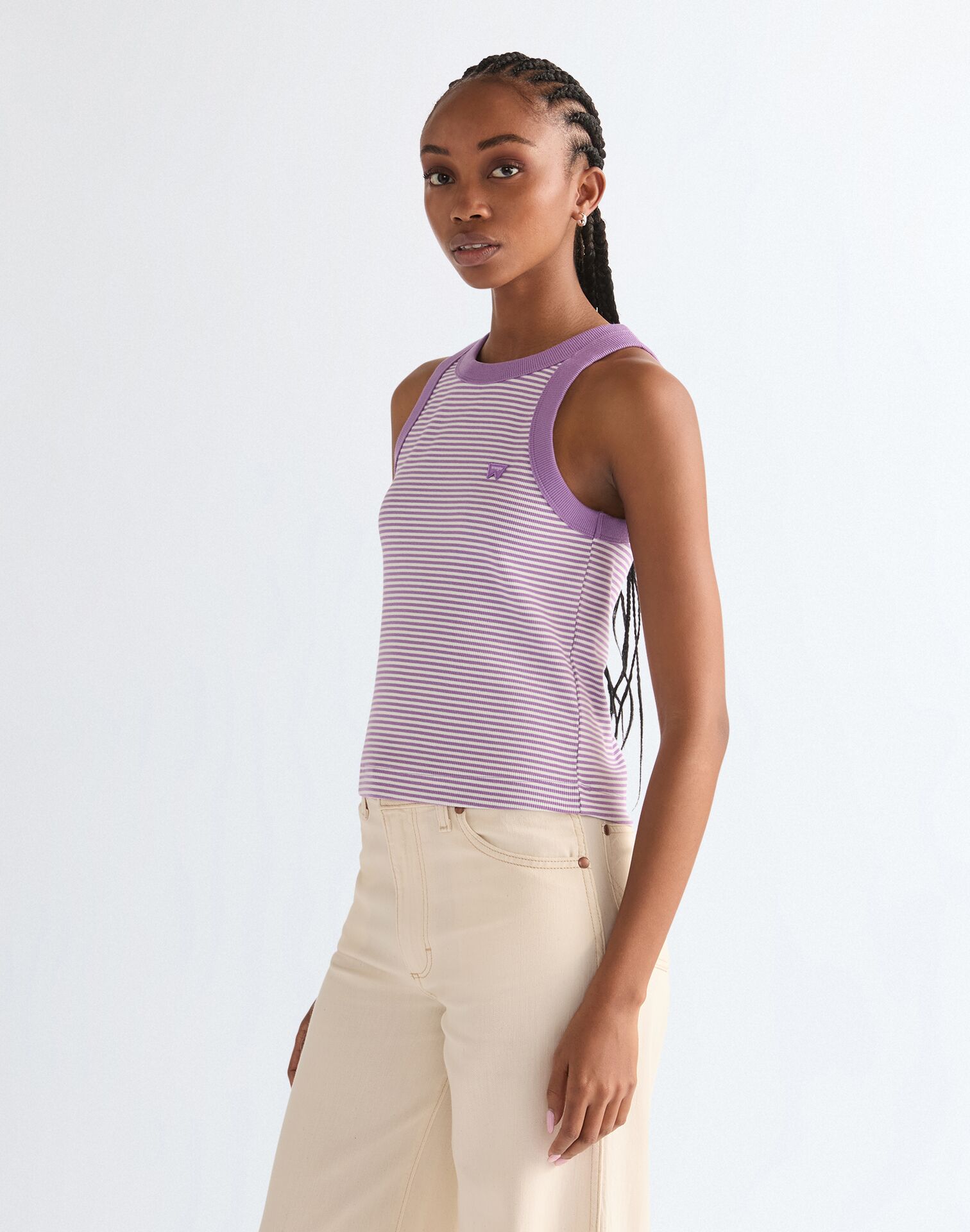 112378086 00 XS KOSZULKA RINGER TANK BELLFLOWER