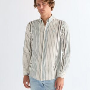 112378098 00 XL KOSZULA OXFORD SHIRT WHITE BLUE