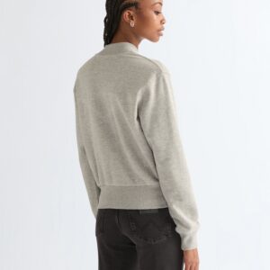 112378110 00 L BLUZA AVIATOR SWEATSHIRT MID GREY