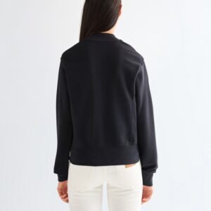 112378111 00 M BLUZA AVIATOR SWEATSHIRT BLACK
