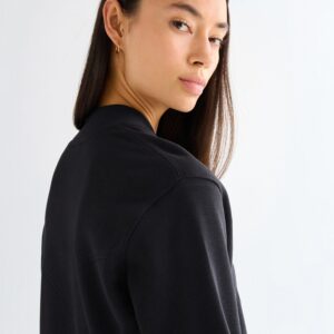 112378111 00 M BLUZA AVIATOR SWEATSHIRT BLACK