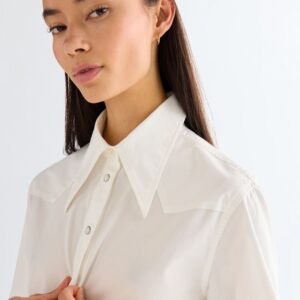 112378112 00 XS KOSZULA DRAMA COLLAR SHIRT WORN WH