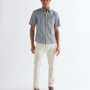 112378121 00 3XL KOSZULA SS CHAMBRAY SHIRT DARK ST