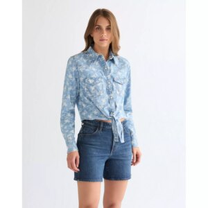 112378133 00 M KOSZULA TIE FRONT SHIRT ROSE ASH
