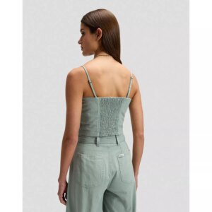 112378263 00 S KOSZULA STRAPPY TANK DESERT SAGE