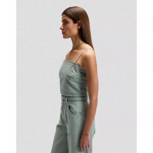 112378263 00 S KOSZULA STRAPPY TANK DESERT SAGE