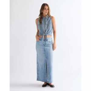 112378278 00 M SPÓDNICA MAXI SKIRT BUBBLY