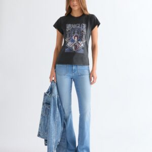 112378309 00 M KOSZULKA SHRUNKEN BAND TEE FADED BL