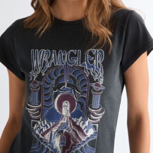 112378309 00 M KOSZULKA SHRUNKEN BAND TEE FADED BL