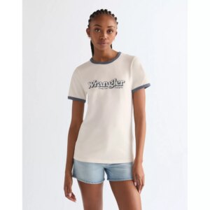 112378326 00 XS KOSZULKA RINGER TEE WORN WHITE