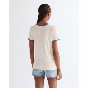 112378326 00 XS KOSZULKA RINGER TEE WORN WHITE
