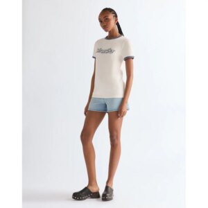 112378326 00 XS KOSZULKA RINGER TEE WORN WHITE