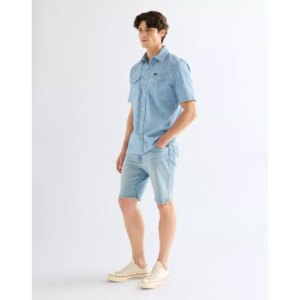 112378432 00 36 SZORTY TEXAS SHORTS AGED BLUE