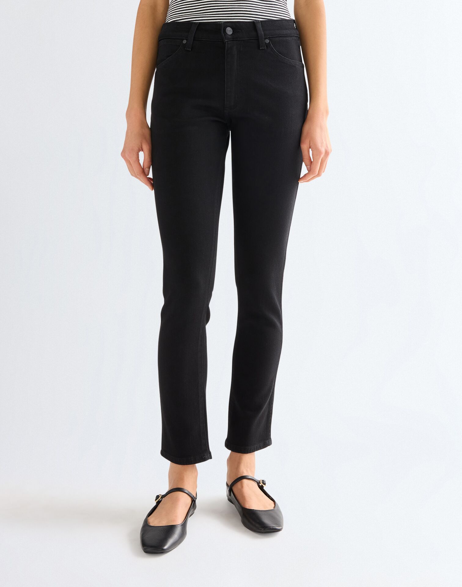 112378447 32 26 SPODNIE SIENNA RETRO BLACK