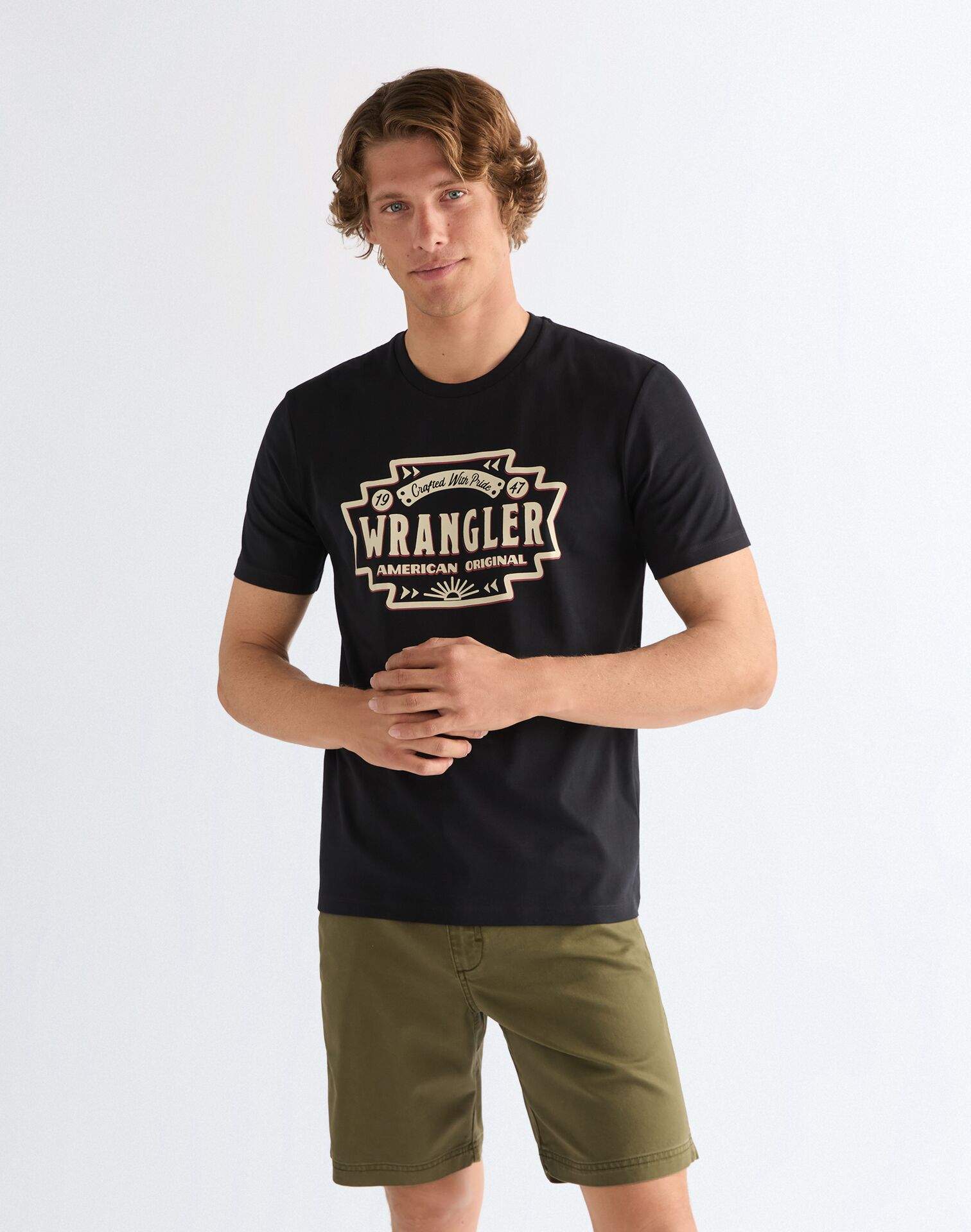 112378453 00 L KOSZULKA AMERICANA TEE BLACK